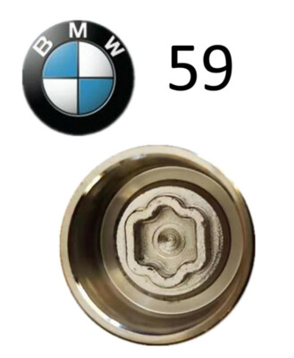 BMW New Locking Wheel Nut Key Number 059 | eBay