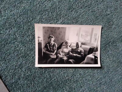 B9ze Vintage Original Bw Photograph Mr Mrs Fred Screech Port Talbot Moira 