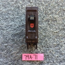 Wadsworth A120NI 20 Amp 1 Pole 1P Metal  FOOT Breaker A120N A120 (Ship Same Day)