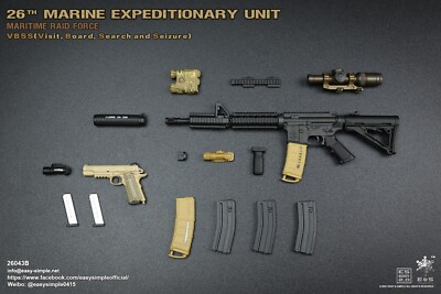 1:6 scale Easy & Simple USMC 26th MEU M4 Rifle w/ Extended Rail