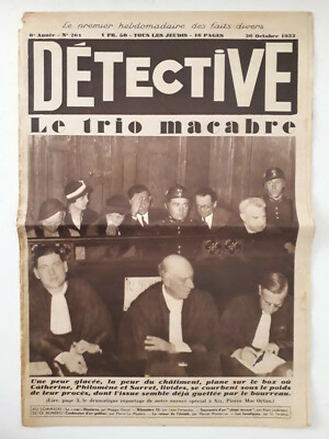 DETEKTIV Nr. 261 (1933) Steffen aus dem Gefängnis zu den Sitzen geflohen - Violette Nozières