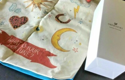 スワロフスキー Swarovski 2019年 プロモーション品 WHATS YOUR FORTUNE ファブリックトートバッグ 5493058 SWAROVSKI CRYSTAL | CANVAS TOTE BAG ✪NEW✪ 5493058 RARE RETIRED