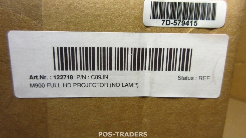 DELL M900 HD Projector Beamer LED 9000 LUMENS HDMI- NO LAMP - NEW REPLACEMENT - Bild 3 von 3