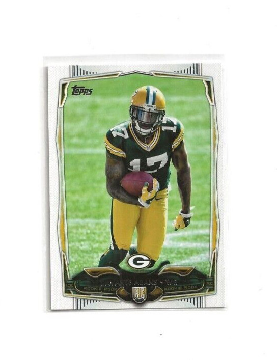 Davante Adams Topps Triple Threads Rookie Autograph Relic #101 Base