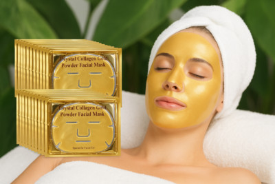 24K Gold Masks to brighten and reduce fine lines. (6 Pcs)