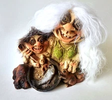 Ny Form Troll: Fish Fry  2023 Limited Numbered Edition 6" Tall 7" Wide Norwegian
