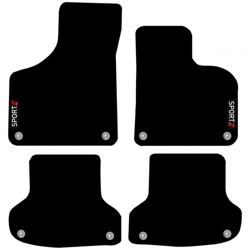 Premium Logo Car Mats for Audi A3 Automatic Tailored Fitted Carpet