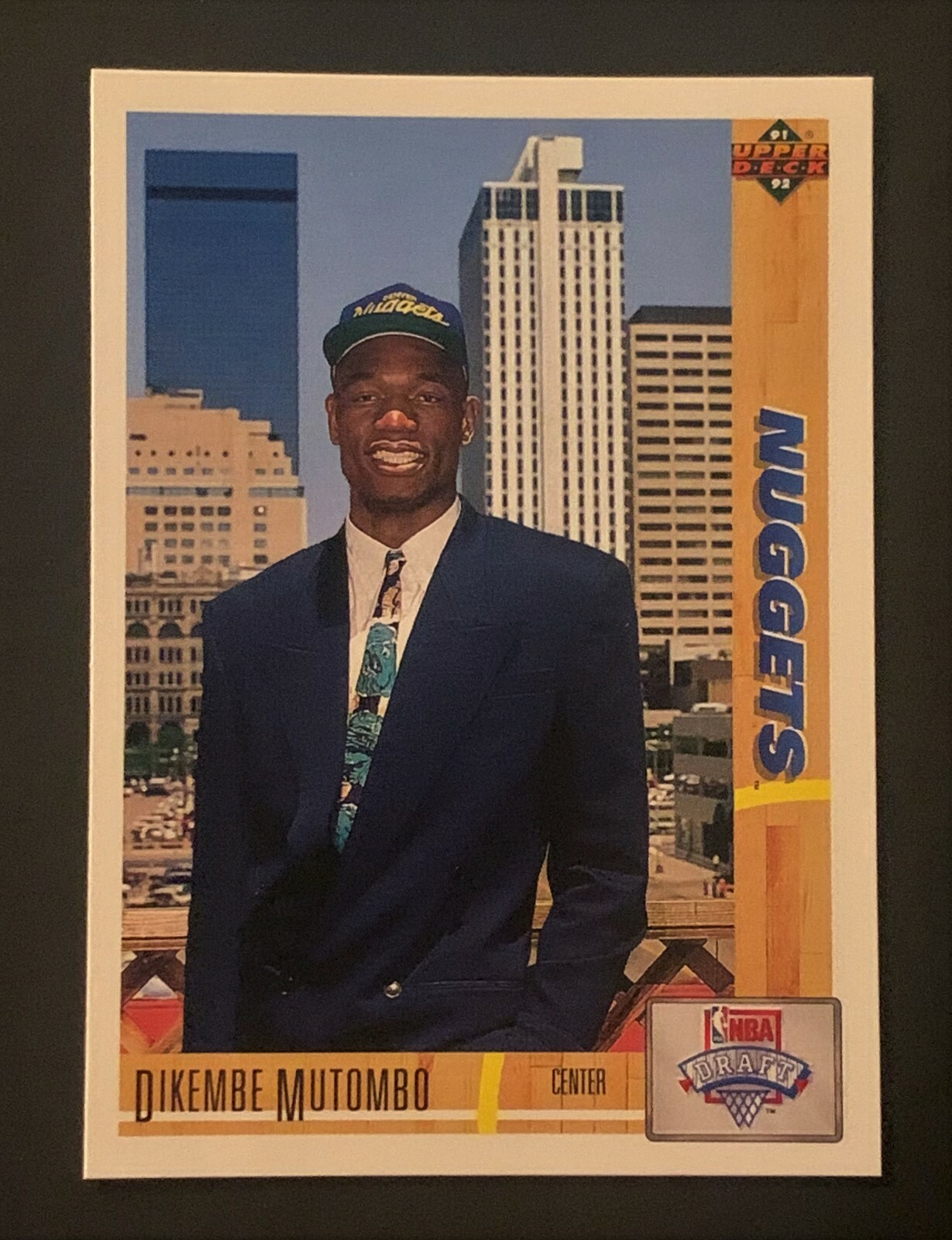 1991-92 Upper Deck Basketball #3 Dikembe Mutombo Rookie