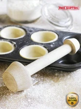 1pc Wooden Tart Mold - DIY Pastry & Baking Tool for Kitchen - NEW