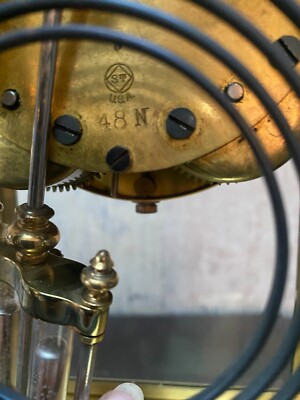Seth Thomas Crystal Regulator Clock 48N Movement | eBay