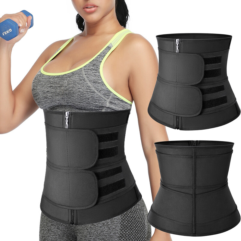 Adjustable Compression Waist Trainer Infrared Sauna Belt Core Support Workout Amazon.com: Copper Fit Infrared Sauna Belt – Waist Trainer  main image 2