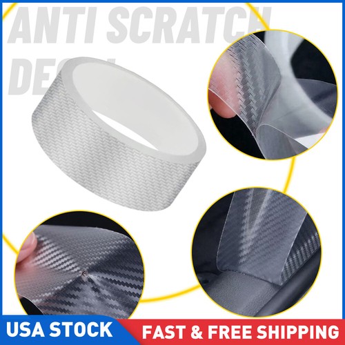 12pc Carbon Fiber Door Sill Protector Stickers For Tacoma - Scuff Cover Kit