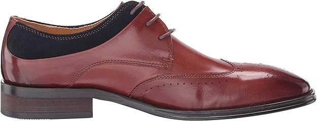 Stacy Adams  Hewlett Cognac/ Navy Men US 9.5 UK 8.5 EUR 42.5 Pre-Owned Stacy Adams | Shoes | Stacy Adams Hewlett Cognac Navy Men Us  main image 4