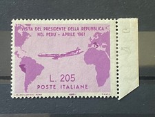 ITALIA 1961 - GRONCHI ROSA - MNH**.  BORDO DI FOGLIO - Certificato Sorani