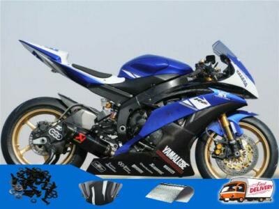 Fit for 2008-2016 Yamaha YZF R6 Blue White Black ABS Injection