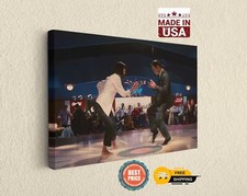 Pulp Fiction Print Canvas Art Dance Scene Wall Decor Home Decor