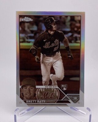2023 Topps Chrome Sepia Brett Baty Refractor Rookie New York Mets #204