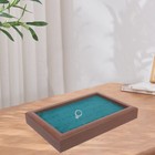 Ring Display Tray Wood Finger Ring Display Tray Jewelry Storage Organizer
