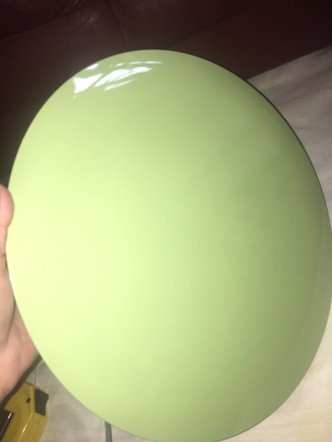 TUPPERWARE NEW Gestures Melamine Heavy Plastic 14” Serving Platter Pear Green - Picture 3 of 8