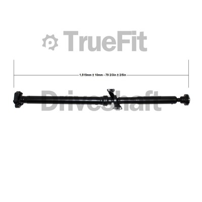 Rear Drive Shaft Propeller fits 2010-2016 Porsche Panamera AWD Without Turbo Eng
