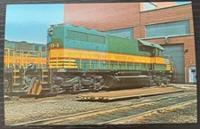 ONTAIRO NORTHLAND 1734 DIESEL LOCOMOTIVE 1973 COLOR POSTCARD NEW