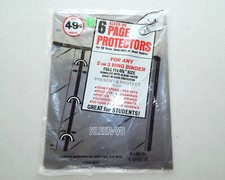  READ OPEN PACKAGE New Kleer-Vu 5 Page Protectors w/ Paper Sheet Scrapbooking