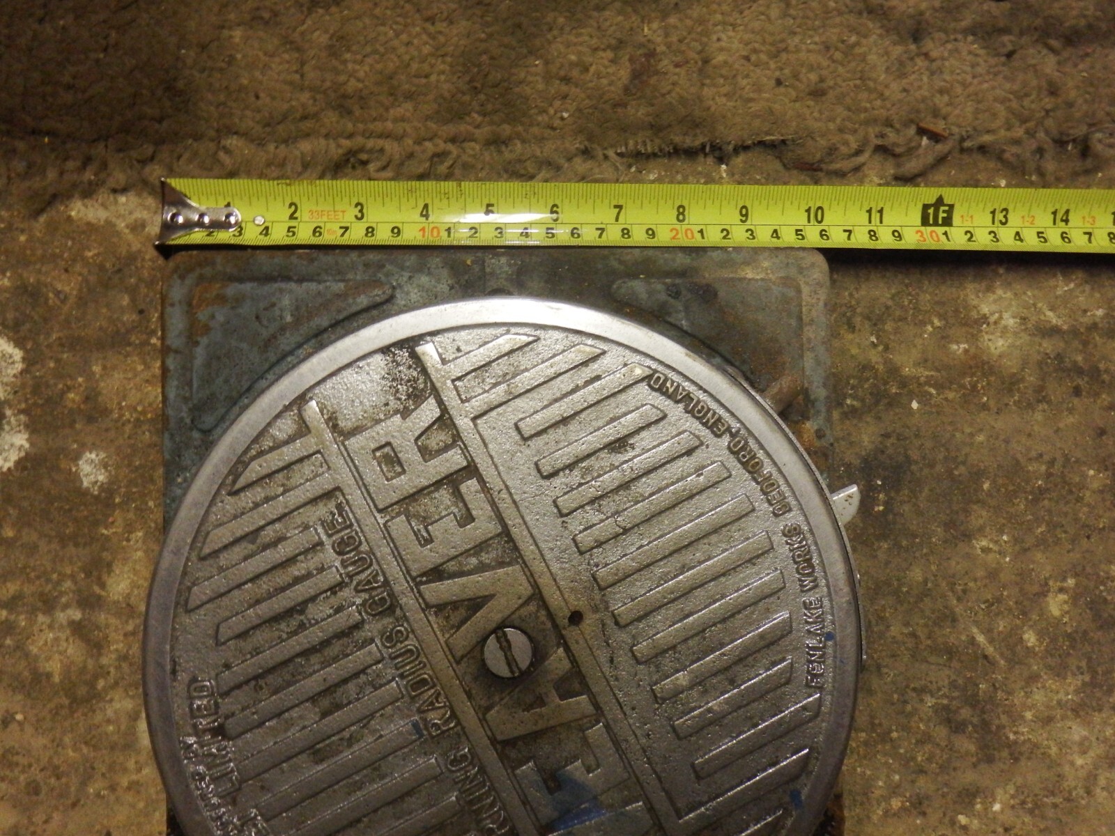 VEHICLE TURNING RADIUS GAUGE WEAVER KISMET PLATES, PAIR. WHEEL