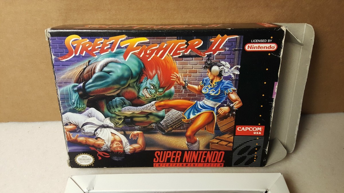 Street Fighter II (Super Nintendo SNES, 1992) CIB Complete w