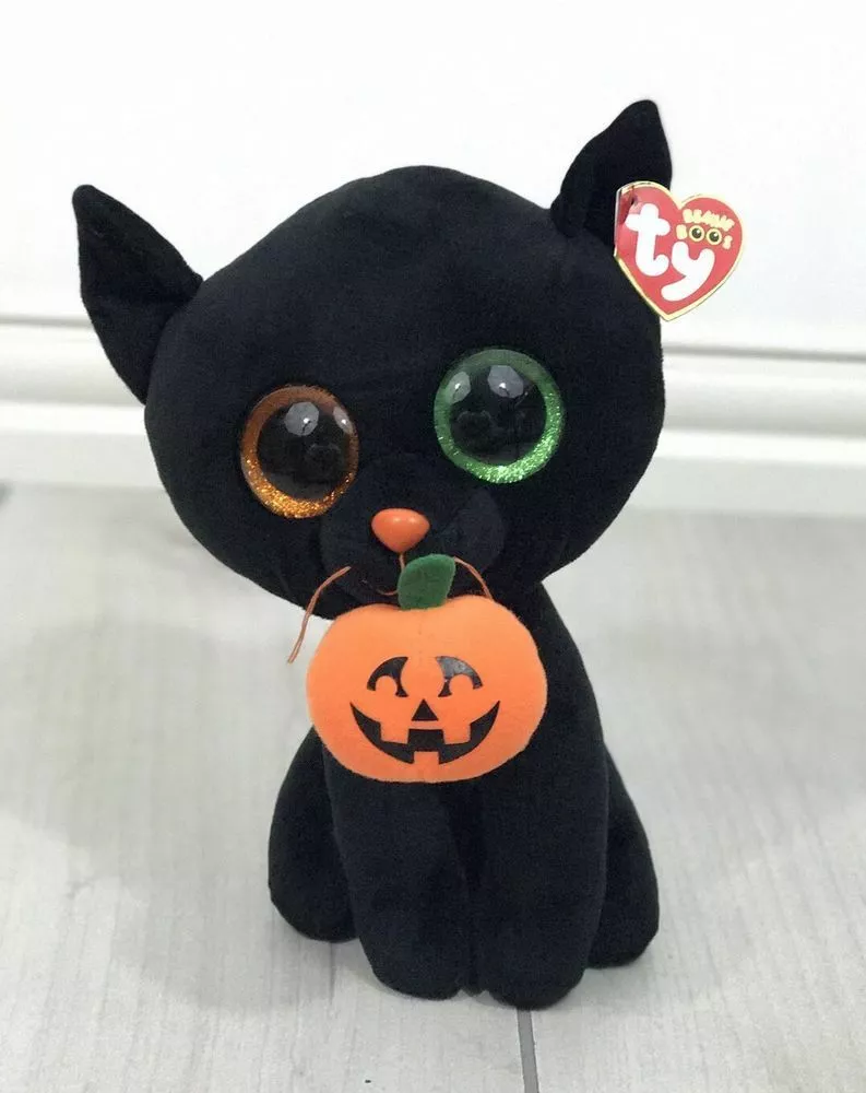 Ty Beanie Boos Shadow the Halloween Black Cat New 6 Inch MWMT 15cm