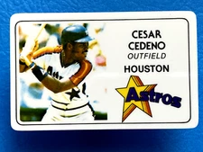1981 Perma-Graphics Topps Cesar Cedeno #125-025