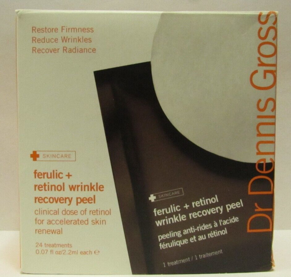 NIB Dr. Dennis Gross Ferulic + Retinol Wrinkle Recovery Peel (Triple # of Peels)