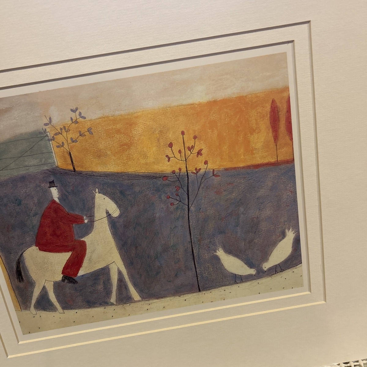 アノラ・スペンス Annora SPENCE 『紳士と鳥かご/Man with Bird Gage/』 エッチング 30/150 _ 絵画 Annora Spence - Currents Prints