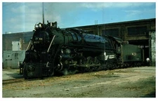 Cotton Belt Railroad Train Locomotive #819 Vintage Chrome Postcard-M2-27