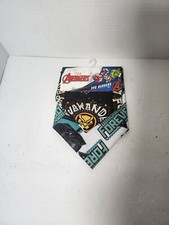 Marvel Avengers 2 pack Bandana 17.5  x 17.5  Wakanda Forever Black Panther New