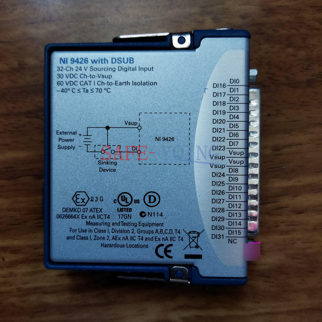 Module D'entrée Numérique NI 9426 D-Sub - Pour Systèmes D'acquisition De Données National Instruments