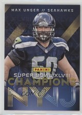 2014 Panini Super Bowl XLVIII Champions Max Unger #5 0a1