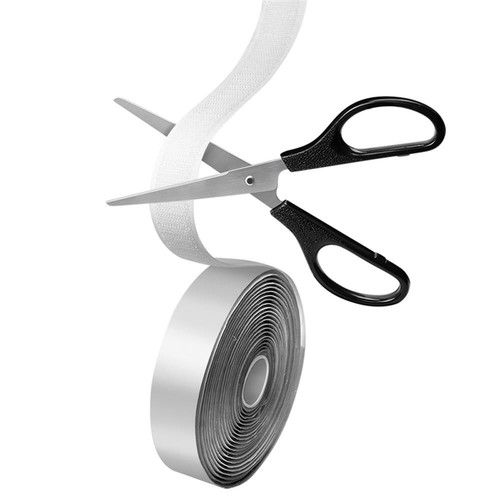 LogiLink KAB0081 Selbstklebendes Klettband-Set, weiß, 25 mm breit, Rolle, 5 m - Bild 4 von 5
