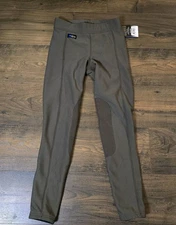Irideon Power Stretch Knee Patch Tights M Brown NWT Equestrian Riding Breeches