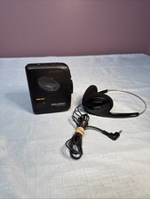 Sony Walkman WM-EX102 Cassette Player Mega Bass AVLS FOR REPAIR-Turns On-No Spin