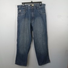 Vintage South Pole Jeans Size 34 x 32 Wide Leg Skater Mens Baggy Denim Y2K 90s