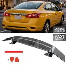46 Gt Style Rear Trunk Spoiler Racing Wing Carbon Fiber Style
