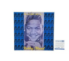 Bobby Bland Autographed The Soulful Side of Bobby Bland Vinyl Album Record ACOA