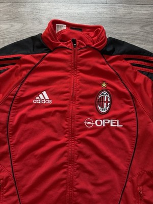 AC Milan 2005 2006 Football Soccer Full Zip Track Jacket Adidas