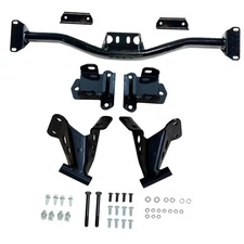 V8 Engine Transmission Crossmember Mount & Engine Bracket Kit Motor Mounts 