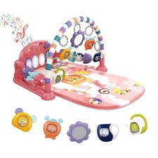 Baby Play Mat Gym with Piano and Sensory Toys