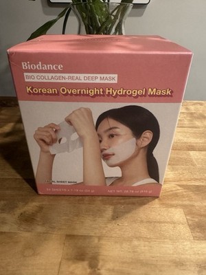 Biodance Bio Collagen Real Deep Mask 24 Sheets Overnight Hydrogel K-Beauty NEW