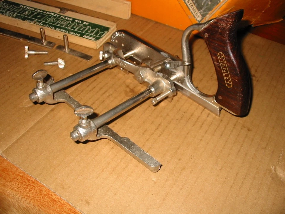 Vintage Stanley No 50 Combination Plane Moulding Plough Joiners Woodwork Tool - Image 3 of 4