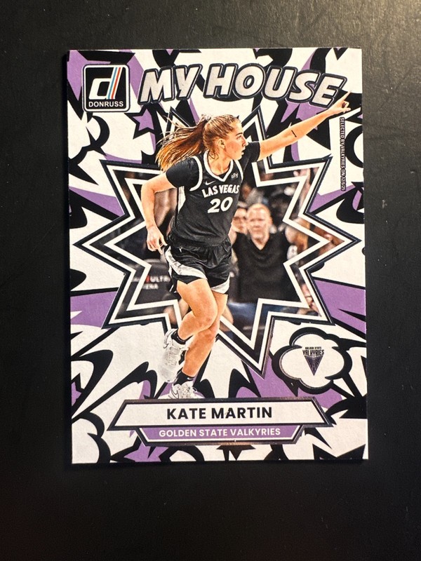 2025 Panini Donruss My House #20 Kate Martin Golden State Valkyries