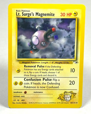 Lt. Surge's Magnemite 50/132 Uncommon Gym Heroes Pokemon on eBay