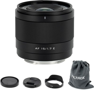 VILTROX AF 15mm F1.7 APS-C Prime Lens for Sony E Mount a6400 etc High Quality